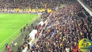 Tribünlerden Volkan Demirel’e Sevgi Seli  Fenerbahçe - Hatayspor Tribün Çekim 