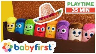 Playtime Coloring for Kids  Toddler Learning Video w Color Crew & GooGoo GaaGaa  BabyFirst TV