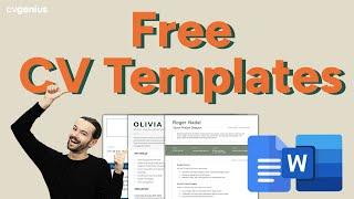 Free CV Template Downloads MS Word & Google Docs