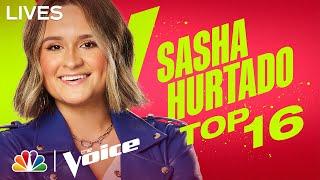 Sasha Hurtado Performs Elton Johns Tiny Dancer  NBCs The Voice Top 16 2022