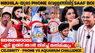 Celebrity-കളുടെ Dummy Phone Aquarium-ത്തിന് മുകളിൽ കെട്ടിത്തൂക്കിയപ്പോൾ  നെഞ്ചിടിപ്പുമായി Naslen