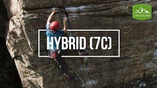 Sport Climbing Hybrid 7c5.12d at Seglora in Sweden