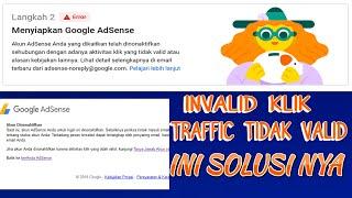 Akun AdSense dinonaktifkan karena traffic tidak valid