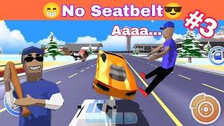 Doing Stunts Without Seatbelt In Dude Theft Wars Part-3.Dude Theft Wars Funny Moments.