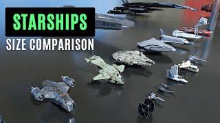 Starships Size Comparison 3D 