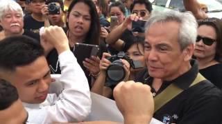 Jim Paredes confronts Duterte supporters at #EDSA31