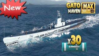 Submarine Gato New US American Submarine - World of Warships