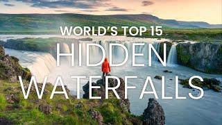TOP 15 VIDEO WATERFALLS  Hidden Gem Waterfalls  Worlds Top 15 Waterfalls #waterfall #travel