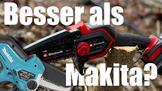 EINHELL Akku-Astkettensäge  GE-PS 1815 Li  Vergleich DUC101Z  Review