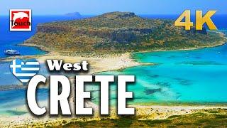 West CRETE Kreta Κρήτη Greece 4K ► Top Places & Secret Beaches in Europe #touchgreece INEX
