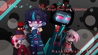 Voxs Death  Gacha Club •. Hazbin Hotel AU .• Ft. Angel Dust and Valentino