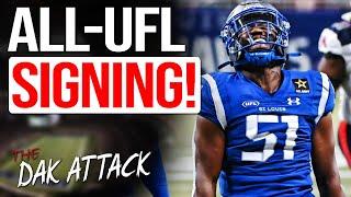 Breaking Dallas Cowboys SIGNING ALL-UFL LB Willie Harvey Jr.