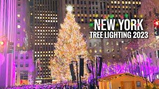 Rockefeller Center Christmas Tree Lighting 2023  NYC Christmas 2023 