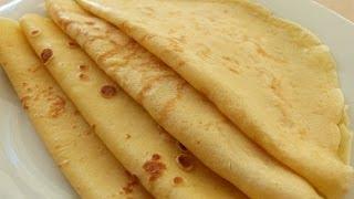 Crepes Rezept  Pfannkuchen Crepes Teig