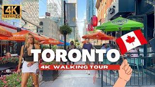  Walking Torontos Downtown Entertainment District  4K Walking Tour 4K HDR 60fps