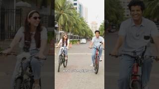 @Kullubaazi takes @sahibabaliis VIVA on a CYCLING Date 🫣  Kota Factory