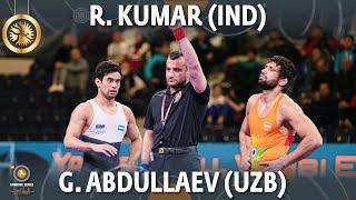 GOLD FS - 61 kg R. KUMAR IND v. G. ABDULLAEV UZB