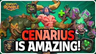 Cenarius Is CRAZY GOOD New Best Leader??  Warcraft Rumble