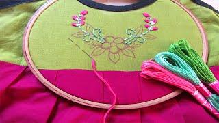 Hand Embroidery Baby Frock Design - Girls Frock Design Embroidery