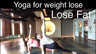 Reduce fat and lose weight  yoga with  Master Ajay