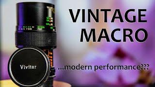 Vintage Lens Modern Performance - the Vivitar 55mm F2.8 Auto Macro