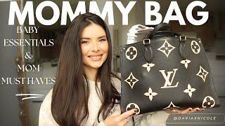 WHATS IN MY BAG  MOM EDITION 2024  baby essentials & mom must haves  Louis Vuitton OnTheGo