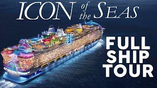 ICON OF THE SEAS FULL WALKTHROUGH TOUR OF THE WORLDS LARGEST CRUISE SHIP  ROYAL CARIBBEAN