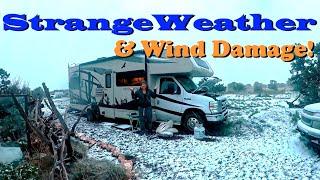 ITS MAY & Snowing At RV Home Base How Busy Is It At Kaibab National Forest Free Camping?