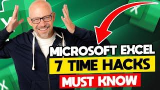 7 Excel Time Hacks Everyone Should Know  Learn Excel the FAST Way
