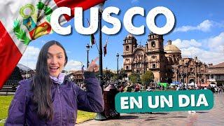 CUSCO en un DIA  ¿Qué hacer en Cusco?  Lugares para visitar en Cusco