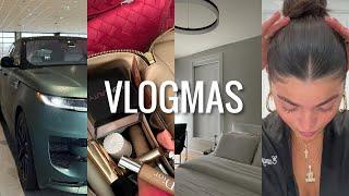 VLOGMAS DAY 3 my slick back bun routine cooking + picking up my car from service