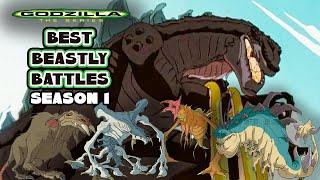 Godzilla® The Series  Best Beastly Battles  Throwback Toons