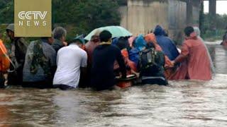 25 dead 13 missing after floods hit Hebeis Xingtai city