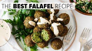 THE BEST FALAFEL RECIPE  crispy fried and baked falafel vegan