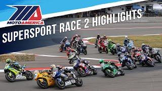 Supersport Race 2 at Ridge Motorsports Park 2024 - HIGHLIGHTS  MotoAmerica