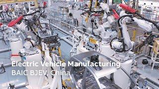 ABB Robots work at BAIC China