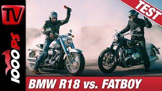 BMW R 18 Vergleich Harley-Davidson Fat Boy 114 2020 - Vergleichstest