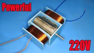 How to make a powerful generator 220V  DIY Mini generator 2020