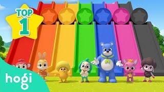 Learn Colors with Slide and More  +Compilation  Colors for Kids  Pinkfong & Hogi Nursery Rhymes