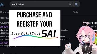 How to purchase and register Paint Tool SAI 2