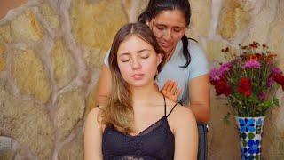 Esperanzas ASMR energy healing & relaxation massage with soft whispering to aid sleep