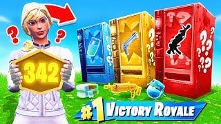 Can I WIN With ONLY VENDING Machines? Ranked Fortnite
