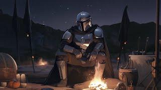THE MANDALORIAN AMBIENCE  Campfire on Tatooine crackling & soft wind  STAR WARS ASMR  NijiSound