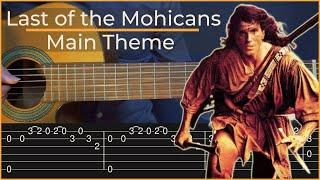 The Last of the Mohicans - Main Theme Simple Guitar Tab