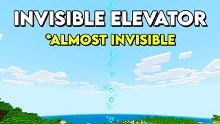 Invisible Elevator in Minecraft Bedrock 1.21