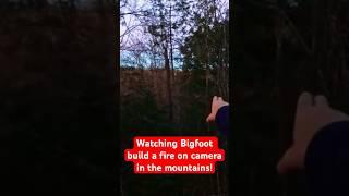 Watching Bigfoot Build a Fire on Camera in the Mountains