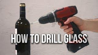 How to drill GLASS - Perfect holes SUPER simple