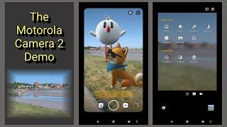 The Motorola Camera 2 App Demo as seen on the Moto G8 Plus