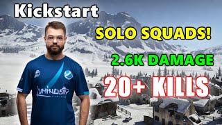 LG Kickstart - 20+ KILLS 2.6K Damage - SOLO SQUADS - PUBG