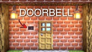 How To Make A Doorbell in Minecraft 1.18+  Easy Tutorial